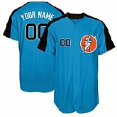 Astros Blue Customized New Design Jersey,baseball caps,new era cap wholesale,wholesale hats